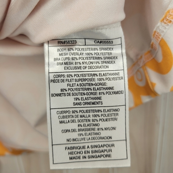 Nike Performance Racerback Tank with Built-In Bra Sz XL - Picture 5 of 6